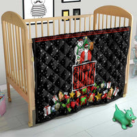 Christmas Straight Outta Gangsta Claus Quilt Xmas Holiday Patterns - Wonder Print Shop