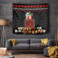 Christmas Straight Outta Gangsta Claus Tapestry Xmas Holiday Patterns - Wonder Print Shop
