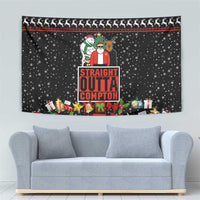 Christmas Straight Outta Gangsta Claus Tapestry Xmas Holiday Patterns - Wonder Print Shop