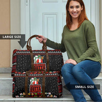 Christmas Straight Outta Gangsta Claus Travel Bag Xmas Holiday Patterns - Wonder Print Shop