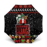 Christmas Straight Outta Gangsta Claus Umbrella Xmas Holiday Patterns - Wonder Print Shop
