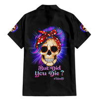 But Did You Die Mom Life Purple Messy Bun Family Matching Mermaid Dress and Hawaiian Shirt - Wonder Print Shop