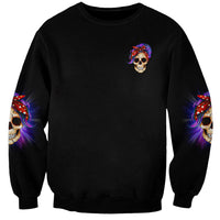 But Did You Die Mom Life Purple Messy Bun Sweatshirt - Wonder Print Shop