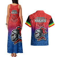 Warning Kinda Crazy Messy Bun Skull Couples Matching Tank Maxi Dress and Hawaiian Shirt - Wonder Print Shop