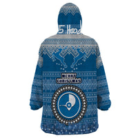 Warning Kinda Crazy Messy Bun Skull Wearable Blanket Hoodie - Wonder Print Shop