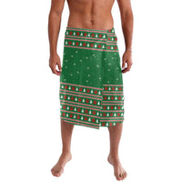 Golden Retriever Christmas Lavalava with Red Scarf Snowflakes and Tree Pattern - Wonder Print Shop