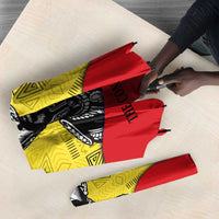 Haile Selassie I Umbrella Ethiopia Lion of Judah and Conquering Lion Pattern Tribute - Wonder Print Shop