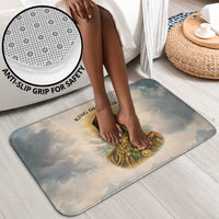 Haile Selassie I Ethiopia Bathroom Set with King of Kings and Conquering Lion Cloud Rays and Regal Portrait - Wonder Print Shop
