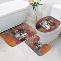 Thomas Sankara Burkina Faso Bathroom Set with Bold Portrait and The Upright Man Tribute Design - Wonder Print Shop