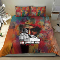 Thomas Sankara Burkina Faso Bedding Set with Bold Portrait and The Upright Man Tribute Design - Wonder Print Shop