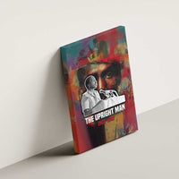 Thomas Sankara Burkina Faso Canvas Wall Art with Bold Portrait and The Upright Man Tribute Design - Wonder Print Shop
