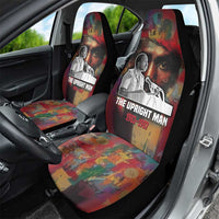 Thomas Sankara Burkina Faso Car Seat Cover with Bold Portrait and The Upright Man Tribute Design - Wonder Print Shop