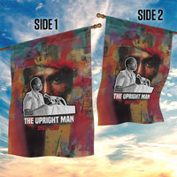 Thomas Sankara Burkina Faso Garden Flag with Bold Portrait and The Upright Man Tribute Design - Wonder Print Shop