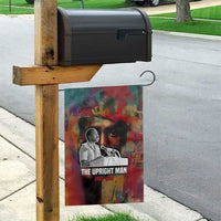 Thomas Sankara Burkina Faso Garden Flag with Bold Portrait and The Upright Man Tribute Design - Wonder Print Shop