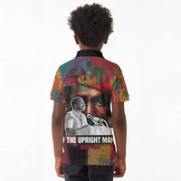 Thomas Sankara Burkina Faso Kid Polo Shirt with Bold Portrait and The Upright Man Tribute Design - Wonder Print Shop