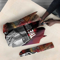 Thomas Sankara Burkina Faso Umbrella with Bold Portrait and The Upright Man Tribute Design - Wonder Print Shop