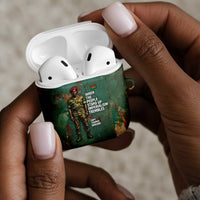 Burkina Faso Thomas Sankara AirPods Case with Military Stance and Anti-Imperialist Quote Tribute Design - Wonder Print Shop