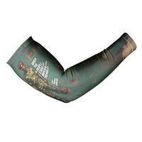Burkina Faso Thomas Sankara Arm Sleeves with Military Stance and Anti-Imperialist Quote Tribute Design - Wonder Print Shop