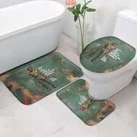 Burkina Faso Thomas Sankara Bathroom Set with Military Stance and Anti-Imperialist Quote Tribute Design - Wonder Print Shop