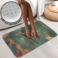 Burkina Faso Thomas Sankara Bathroom Set with Military Stance and Anti-Imperialist Quote Tribute Design - Wonder Print Shop