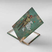 Burkina Faso Thomas Sankara Canvas Wall Art with Military Stance and Anti-Imperialist Quote Tribute Design - Wonder Print Shop