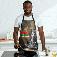 Thomas Sankara Apron Burkina Faso Africa Self-Reliance Message and Military Portrait - Wonder Print Shop