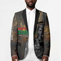 Thomas Sankara Blazer Burkina Faso Africa Self-Reliance Message and Military Portrait - Wonder Print Shop