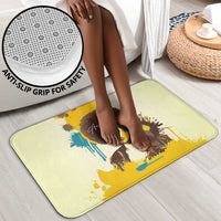 Angela Davis Bathroom Set Bold Pop Art Style Freedom Is a Constant Struggle Quote Civil Rights Activist - Wonder Print Shop