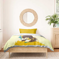 Angela Davis Bedding Set Bold Pop Art Style Freedom Is a Constant Struggle Quote Civil Rights Activist - Wonder Print Shop