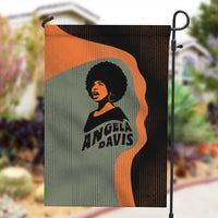 Angela Davis Garden Flag Retro Graphic Design I Am Changing the Things I Cannot Accept Quote Civil Rights Empowerment Tribute - Wonder Print Shop