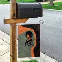 Angela Davis Garden Flag Retro Graphic Design I Am Changing the Things I Cannot Accept Quote Civil Rights Empowerment Tribute - Wonder Print Shop