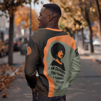 Angela Davis Sweatshirt Retro Graphic Design I Am Changing the Things I Cannot Accept Quote Civil Rights Empowerment Tribute - Wonder Print Shop