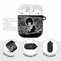 Angela Davis AirPods Case Protest Design Liberating Minds and Society Quote Civil Rights Movement - Wonder Print Shop