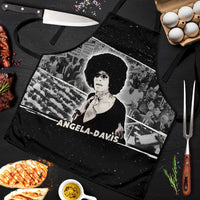 Angela Davis Apron Protest Design Liberating Minds and Society Quote Civil Rights Movement - Wonder Print Shop