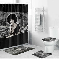 Angela Davis Bathroom Set Protest Design Liberating Minds and Society Quote Civil Rights Movement - Wonder Print Shop