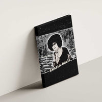 Angela Davis Canvas Wall Art Protest Design Liberating Minds and Society Quote Civil Rights Movement - Wonder Print Shop
