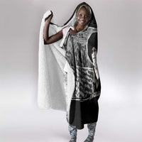 Angela Davis Hooded Blanket Protest Design Liberating Minds and Society Quote Civil Rights Movement - Wonder Print Shop