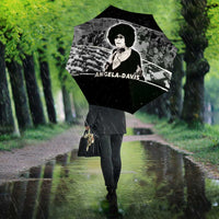 Angela Davis Umbrella Protest Design Liberating Minds and Society Quote Civil Rights Movement - Wonder Print Shop