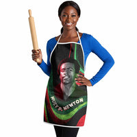 Huey P. Newton Apron Swirl Design Black Panther Party Symbol Revolutionary Tribute - Wonder Print Shop