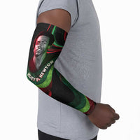 Huey P. Newton Arm Sleeves Swirl Design Black Panther Party Symbol Revolutionary Tribute - Wonder Print Shop