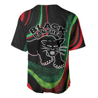 Huey P. Newton Baseball Jersey Swirl Design Black Panther Party Symbol Revolutionary Tribute TS04