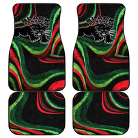 Huey P. Newton Car Mats Swirl Design Black Panther Party Symbol Revolutionary Tribute - Wonder Print Shop