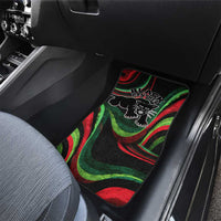 Huey P. Newton Car Mats Swirl Design Black Panther Party Symbol Revolutionary Tribute - Wonder Print Shop