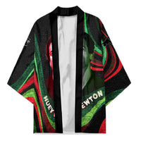 Huey P. Newton Kimono Swirl Design Black Panther Party Symbol Revolutionary Tribute - Wonder Print Shop