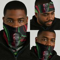 Huey P. Newton Neck Gaiter Swirl Design Black Panther Party Symbol Revolutionary Tribute - Wonder Print Shop