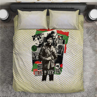 Huey P. Newton Bedding Set Black Panther Collage Design Civil Rights Movement Theme Revolutionary Tribute - Wonder Print Shop