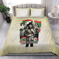 Huey P. Newton Bedding Set Black Panther Collage Design Civil Rights Movement Theme Revolutionary Tribute - Wonder Print Shop