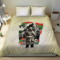 Huey P. Newton Bedding Set Black Panther Collage Design Civil Rights Movement Theme Revolutionary Tribute - Wonder Print Shop