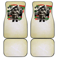 Huey P. Newton Car Mats Black Panther Collage Design Civil Rights Movement Theme Revolutionary Tribute - Wonder Print Shop