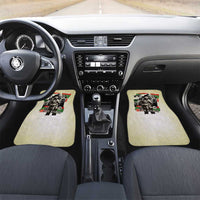 Huey P. Newton Car Mats Black Panther Collage Design Civil Rights Movement Theme Revolutionary Tribute - Wonder Print Shop